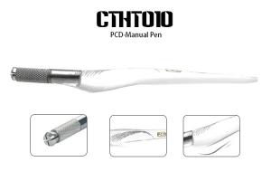 Permanent Makeup Acrylic PCD Eyebrow Manual Tattoo Pen With Blades