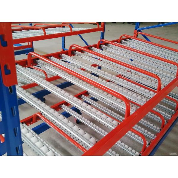 Cold Chain Gravity Carton Flow Shelving Anti Condensation With Cold Resistant Rollers