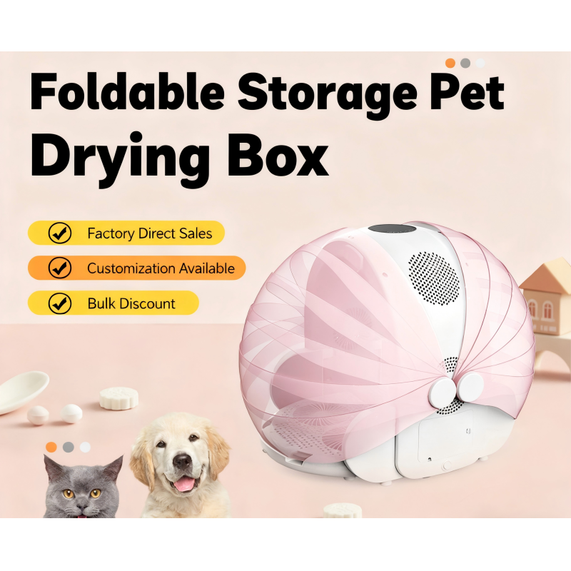 Automatic Plastic Quick Drying Pet Drying Box Foldable 65L Large Capacity Low Noise Digital Display