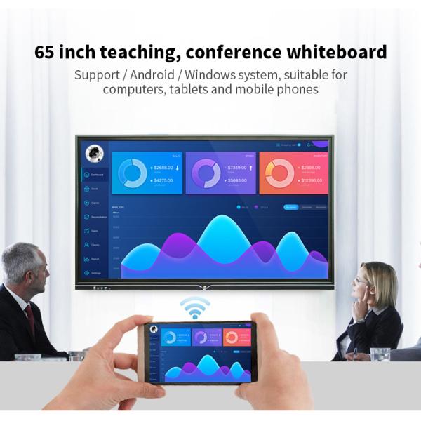 FCC 400cd/M2 Infrared Touch Screen Interactive Smart Board For School
