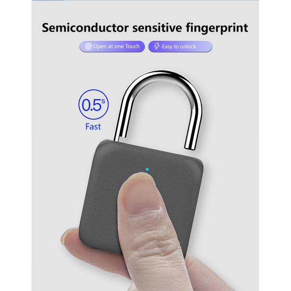 USB Rechargeable Smart Wifi Padlock Bluetooth Combination Lock For Residential