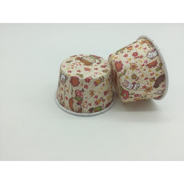 Colorful Custom PET Baking Cups Cute Pattern Muffin Souffle Cupcake Paper For Kid Party
