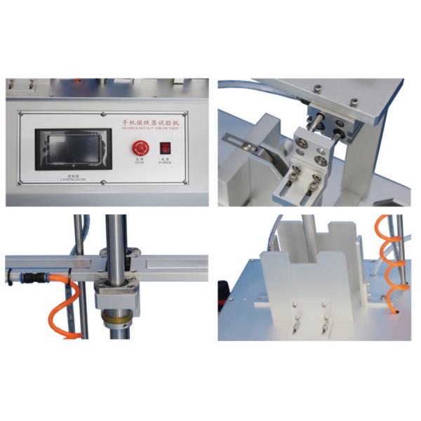 Mobile Phone Micro Drop Test Machine Cellphone Roll And Drop Tester Pneumatic Driving