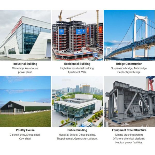Galvanised Commercial Steel Structure Architecture Building Soundproof