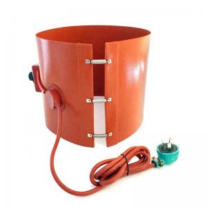 China 200v Silicone 15 Gallon Drum Heater Pad 800w 10m Fast Heating Speed on sale