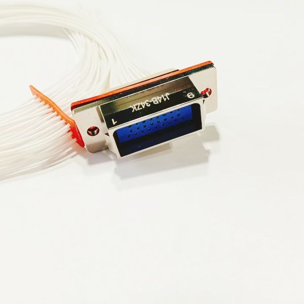 2A MIL Spec Micro-D Connector J14B Male Electrical Connectors With High Temperature Cable
