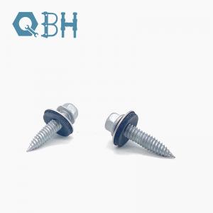 China Hex Flange Roofing Self Tapping Screw Bi Metal With EPDM Washer on sale