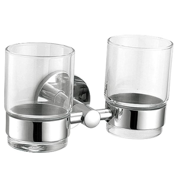 Luxury Polished Chrome Toothbrush Holder Sus304 Nickel Bathroom Toothbrush