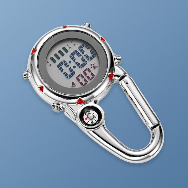 Multi Specification Multifunctional Metal Clip On Watch For Mountaineering