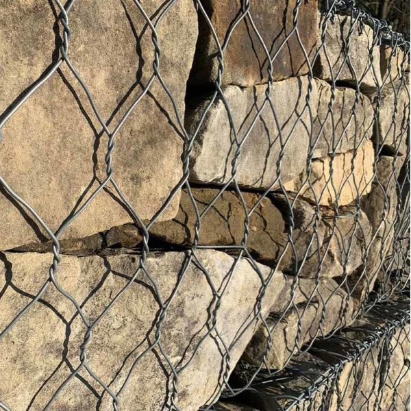Heavy Duty Galvanized Woven Gabion Retaining Walls China Hexagonal Gabion Basket Wire Mesh