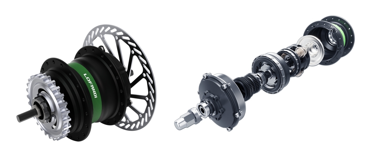 E05 Electronic 5-Speed Internal Gear Hub For Premium City E-Bike OEM Projects