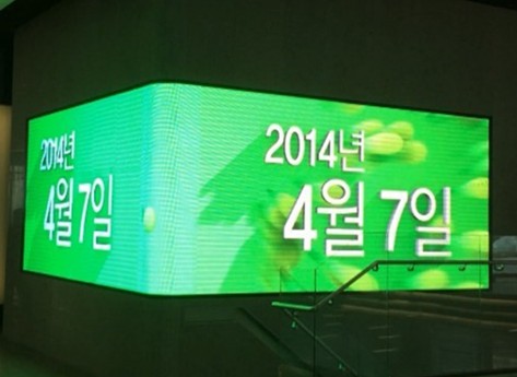 2880Hz Led Flexible Module Curved Led Display Screen Video Panels IC 5153 6363