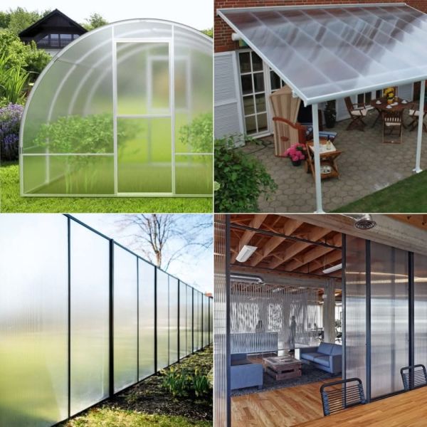 Honeycomb Lightweight High-Performance Plastic Polycarbonate PC Sheet for Durable Weatherproof Roofing Covered Spaces