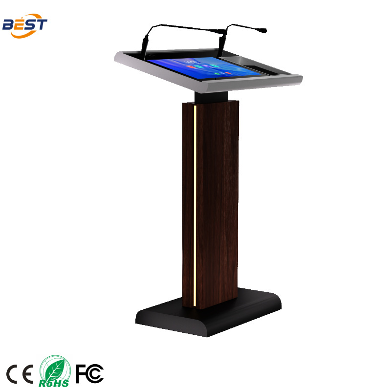 Wholesale Electronic Digital Smart Advanced Modern Technology Electric Multimedia Interactive Podium from china suppliers