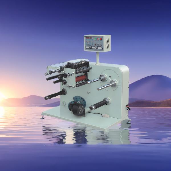 FQ-420FII AUTOMATIC SLITTING MACHINE WEB GUIDE FOR LEFT AND RIGHT 2PCS TURRET REWINDING INTO THE MINI ROLL NARROW PAPER