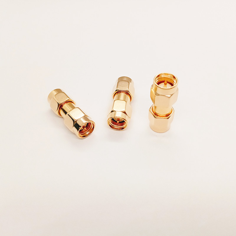 Gold-plated brass SMA Female Right Angle PCB Connector DC-6GHz RF Coaxial Connector SMA-KYWE