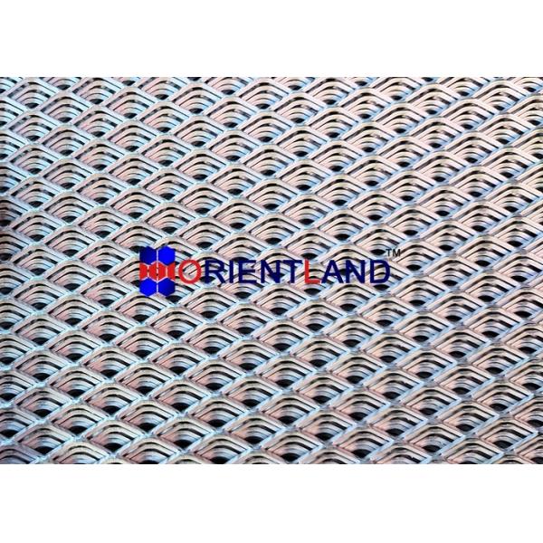 0.5mm Thickness Galvanized Expanded Metal Mesh 10 X 5mm Openings