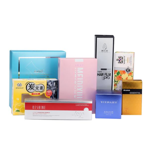 Professional Design Custom Paper Box Food Gift Packaging With PVC Window Health Care Cosmetic Box