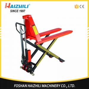 Quick lift hydraulic 1.5 ton scissor lift hand pallet truck with cheap price