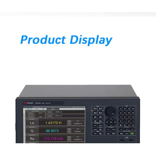 KEYSIGHT Agilent E4982A LCR Meter with 20 Hz to 2 MHz Frequency Range 0.05% Accuracy and 510 MHz Analyze Bandwidth