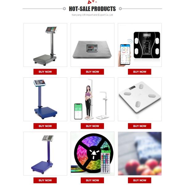 XH8720 Digital Electronic Platform Scale 3000kg Industrial Floor Scale with Thick Platform Plate and Customized ODM Support