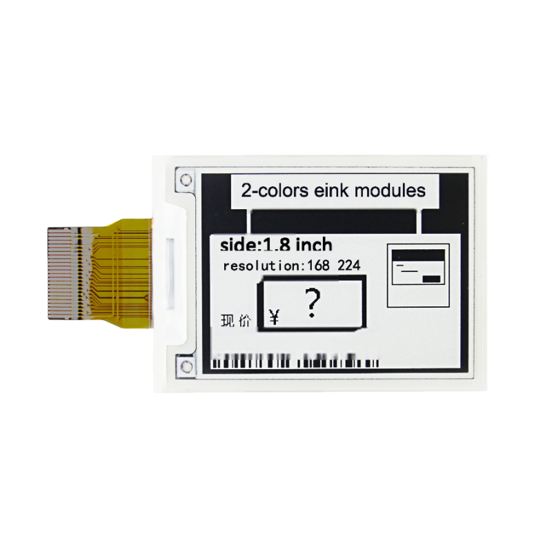 1.8 Inch E Paper E Ink Display 224×168 Resolution 24pin Low Power E Ink Display
