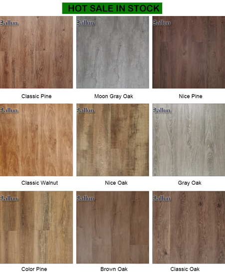 Modern Design Style Embossed Texture PVC Virgin Material Plastic Vinyl Tiles SPC Flooring