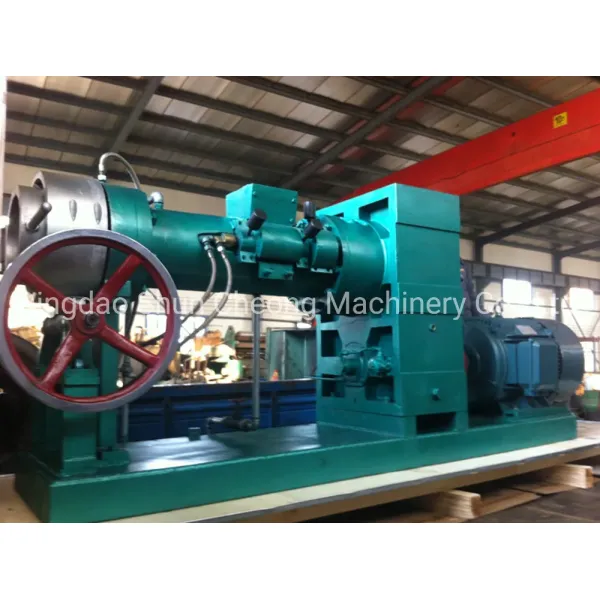 Automatic Grade Horizontal Structure Variable Speed Rubber Extruder for Hot Feeding Rubber Making