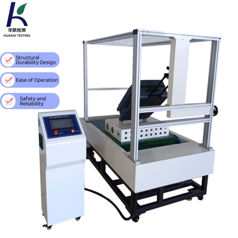 ASTM Compliant Luggage Wheel & Case Surface Stair Impact Testing Machine, Luggage Stair Simulation Tester