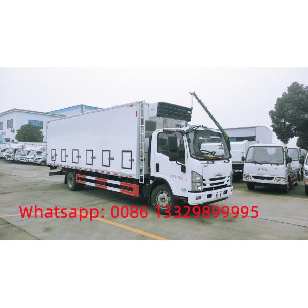 Customized ISUZU 700P 5.4m length day old chicks transported van for sale 40,000 babychicks van transported vehicle