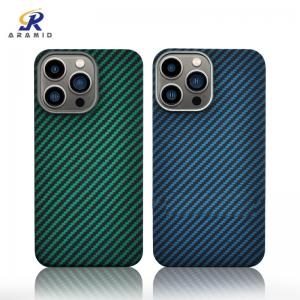 Wholesale OEM Mixed Color Matte Aramid Fiber iPhone 13 Pro Case from china suppliers