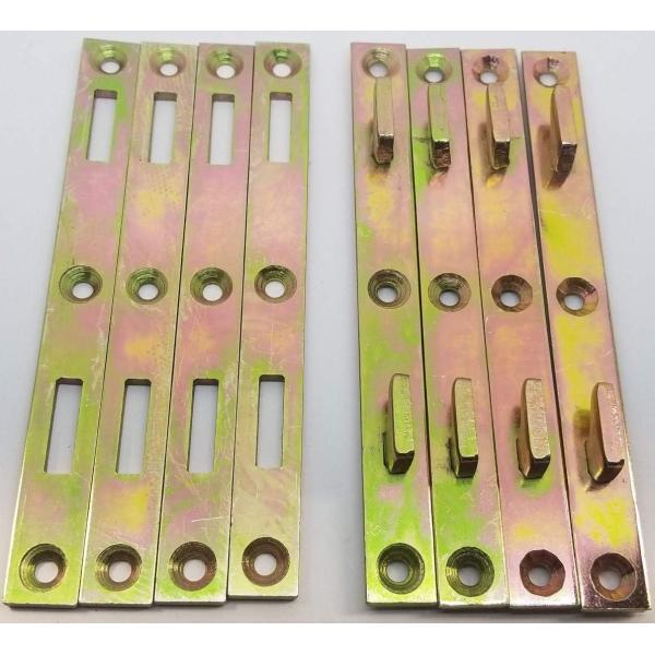 Galvanized Sheet Metal Bed Frame Connecting Bracket for 2mm Thick Bed Sheet Fasteners