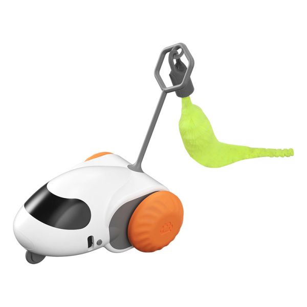 Feather-equipped Chicken Toy Electric Interactive Automatic Moving Ball-shaped Lifelike Taffeta Safe