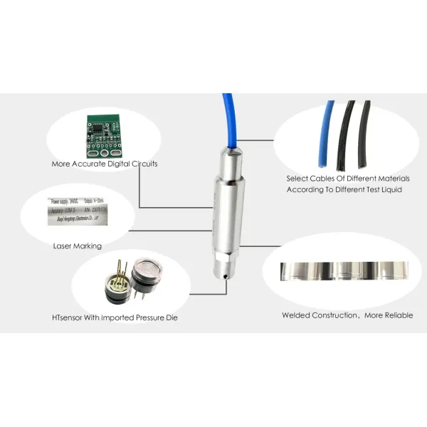 HTsensor 4m Fuel level Sensor Transmitter For Measuring Fuel levels