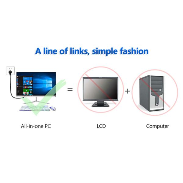 Intel Processor 23.8 inch Desktop Computer Motherboard Full Set for 2021 Fashion Design