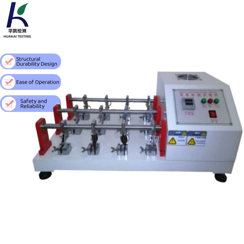 High Quality HUAKAI Leather Flex Testing Instrument Flexometer for Test Leather Bending Tester
