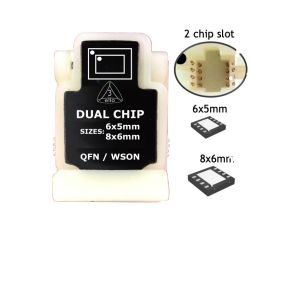 Buy cheap DUAL CHIP SIZE EEPROM ADAPTER 2 IN 1 QFN/WSON 8*6 and 6*5mm TO DIP8 SOCKET FOR from wholesalers