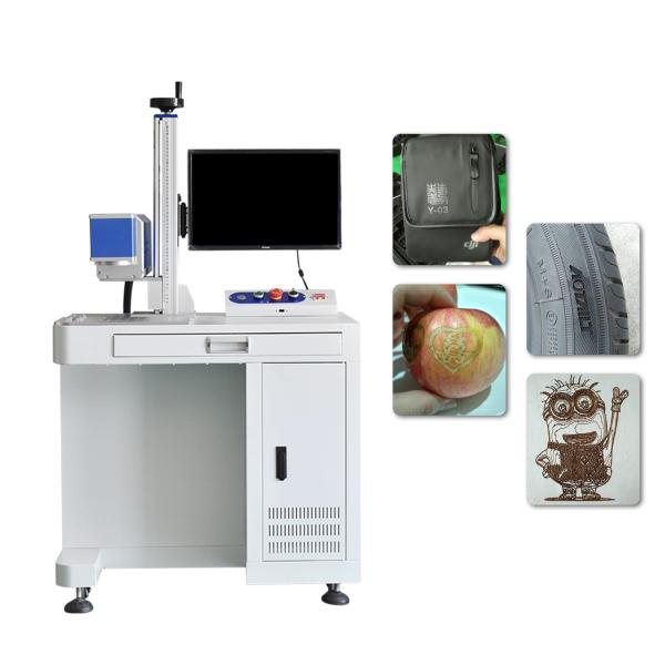 High Power 3D Laser Marker 20W 30W 50W 100W Co2 Laser Marking Machine For Wood Paper