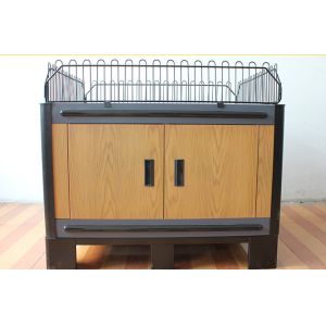 1130MM 700MM Convenience Store Supermarket Checkout Counter Reception Desk With