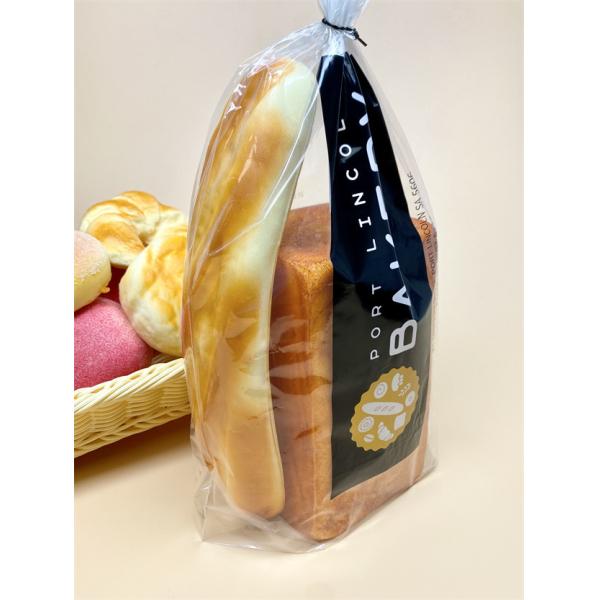 Transparent Leakproof Bread Bag with High Durability 10 Colours Printed for Food Storage