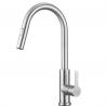 SUS304 Europen Design cold hot brushed kitchen faucet sink mixer for sale