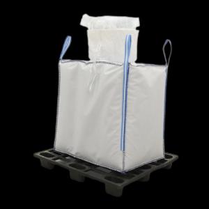 China JUNXI Chemical Industrial Bulk Bags With Spout 100*100*120cm on sale