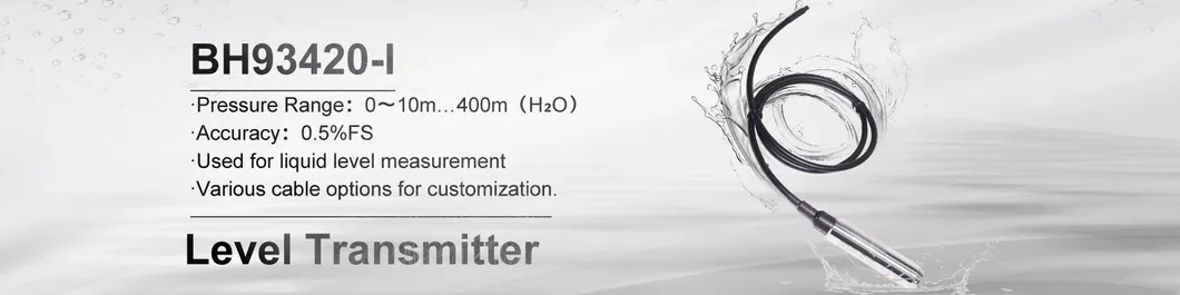 4-20mA Modbus RS485 0-10m Water Level Sensor Submersible Level Transmitter For Water Tank