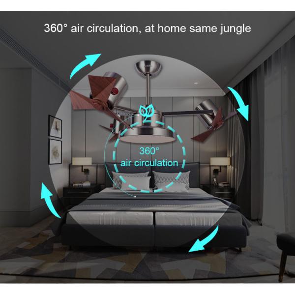Upgrade Your Home with 360 Degree High Speed Rotating AC Motor Fancy Ceiling Fan Light