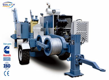 60kn Electric Construction 2.5km/H Hydraulic Pulling Machine
