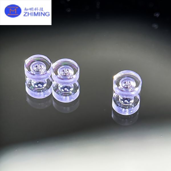 Through-Hole Transparent Sapphire Components