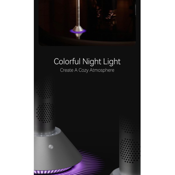Bluetooth Connection Colorful Night Light Commercial Aroma Diffuser with Cold-air Diffusion Technology