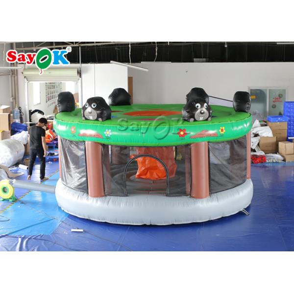 Inflatable Backyard Games Commercial Inflatable Sports Games / Inflatable Human Whack A Mole