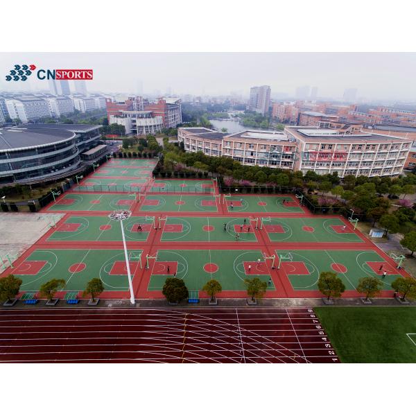 High Rebound Polyurea Basketball Court Flooring Waterproof Anti Slide