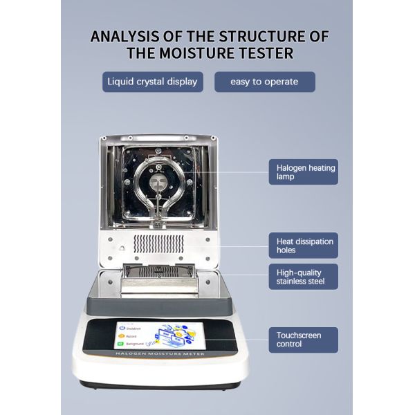 0.001g Grain moisture analyzer meter